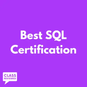 SQL certification class - best SQL course